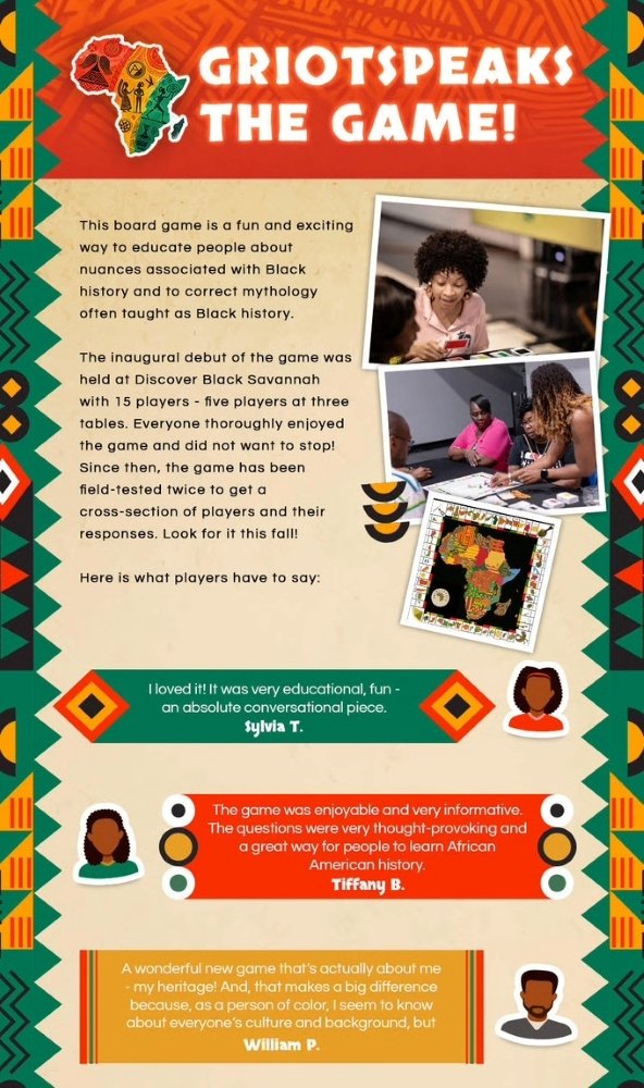 Dr. Bryant Brings History to Life With New GriotSpeaks Game and Kickstarter Campaign