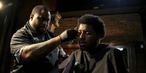 How Black Barbershops and Beauty Salons Become Community Therapy Centers at Christmas