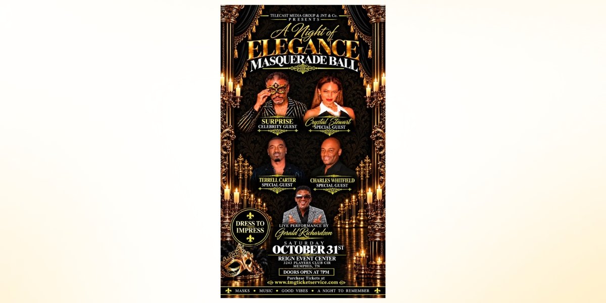 Memphis After Dark: “A Night of Elegance” Set to Transform Halloween Weekend Into a Celebrity Masquerade Experience
