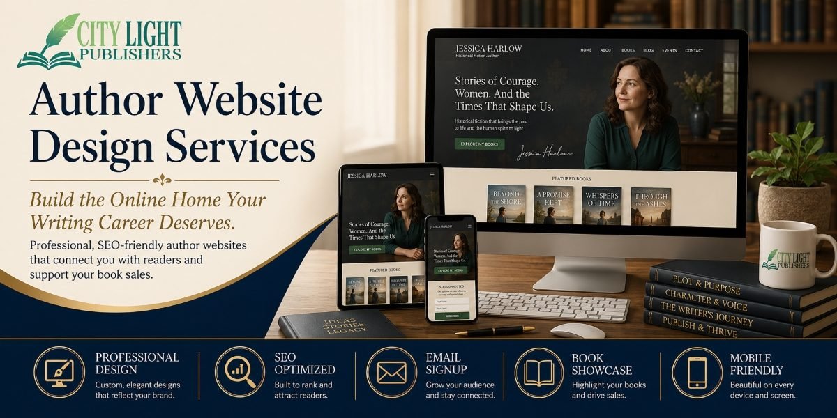 Author Website Design Services: Build the Online Home Your Writing Career Deserves