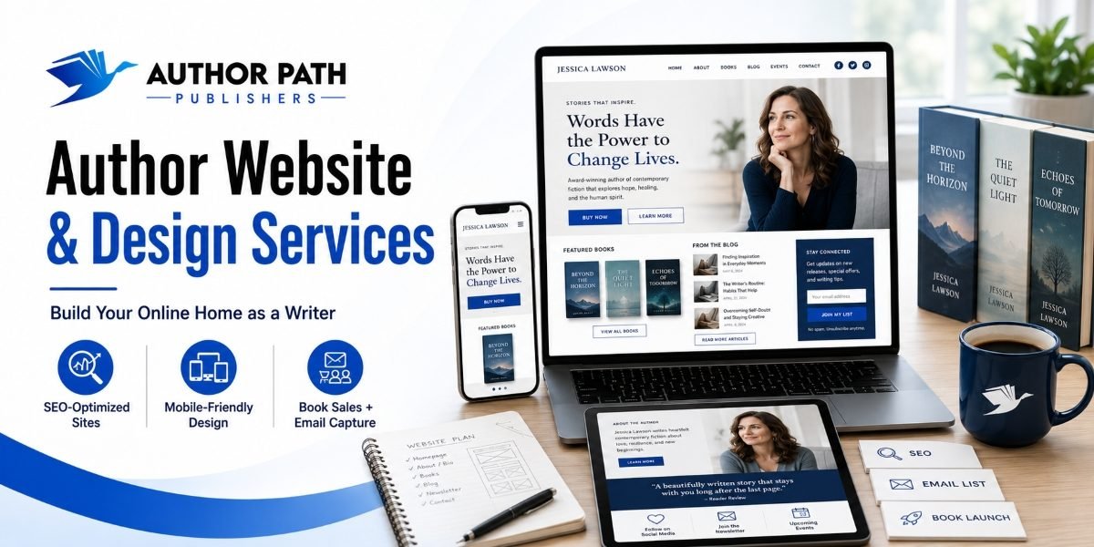 Author Website Design Services for Building Your Online Home as a Writer