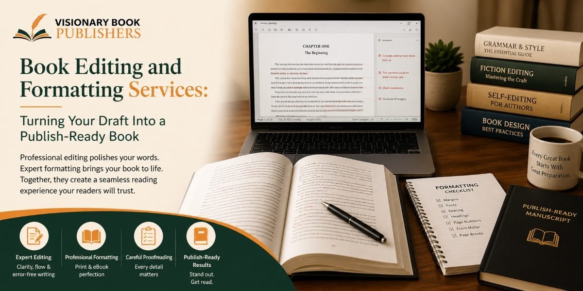 Book Editing and Formatting Services: Turning Your Draft Into a Publish-Ready Book